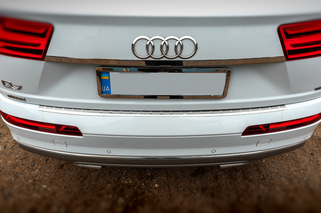 Chrome trim above license plate (stainless steel) for Audi Q7 2015- - image 1