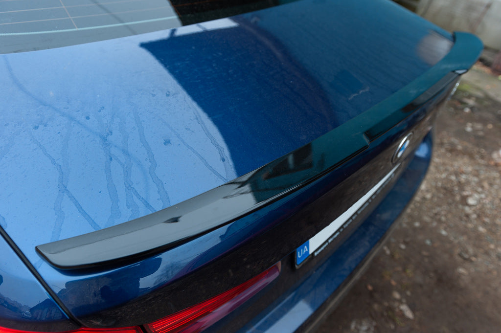 M-Performance V1 Spoiler (1234 Upgrade, Black) for BMW 5 Series G30/G31 2017-2023 - image 6