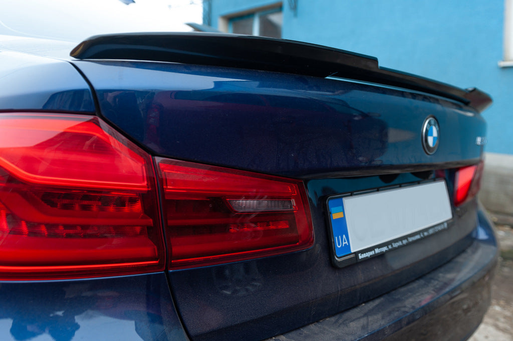 M-Performance V1 Spoiler (1234 Upgrade, Black) for BMW 5 Series G30/G31 2017-2023 - image 5