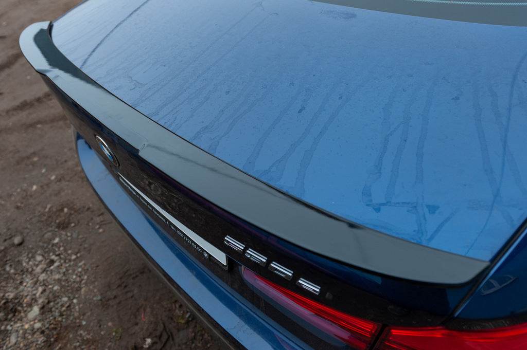 M-Performance V1 spoiler (1234 Upgrade, black) for BMW 5 Series G30/31 2017-2023 - Reelken Auto
