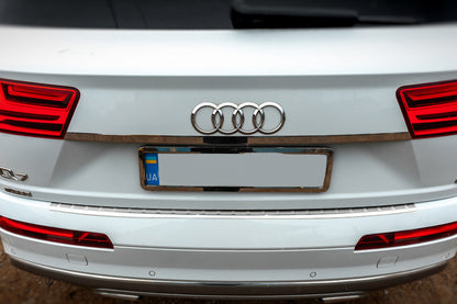 Rear Bumper Protector Carmos Stainless Steel for Audi Q7 2015–2026 - image 4