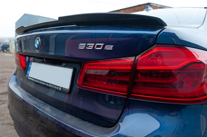 M-Performance V1 Spoiler (1234 Upgrade, Black) for BMW 5 Series G30/G31 2017-2023 - image 4