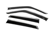 Window deflectors with chrome trim (4 pcs, Niken) for Nissan Juke 2010-2019 - image 2