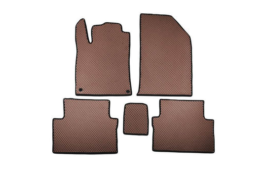 EVA mats (Brown) for Peugeot 508 2010-2018 - Reelken Auto