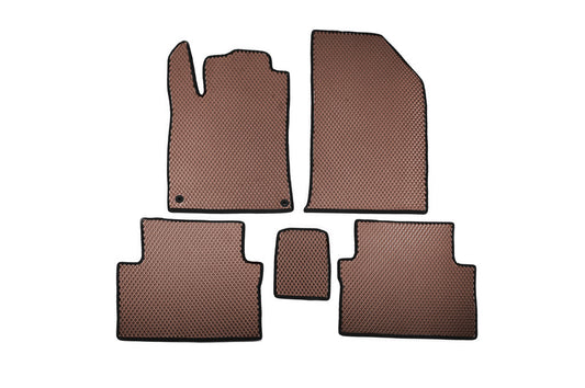 EVA Floor Mats (Brown) for Peugeot 508 2010-2018 - image 1
