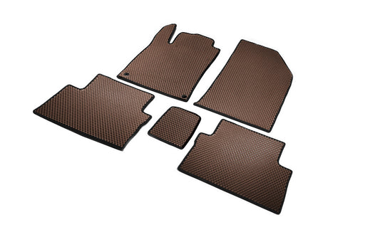 EVA Floor Mats (Brown) for Peugeot 508 2010-2018 - image 2