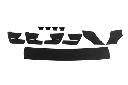 Rear Diffuser DPT V-2 (for GTI, 2017-2019, Matte Black) for Volkswagen Golf 7/E-Golf 2012-2020 - image 5