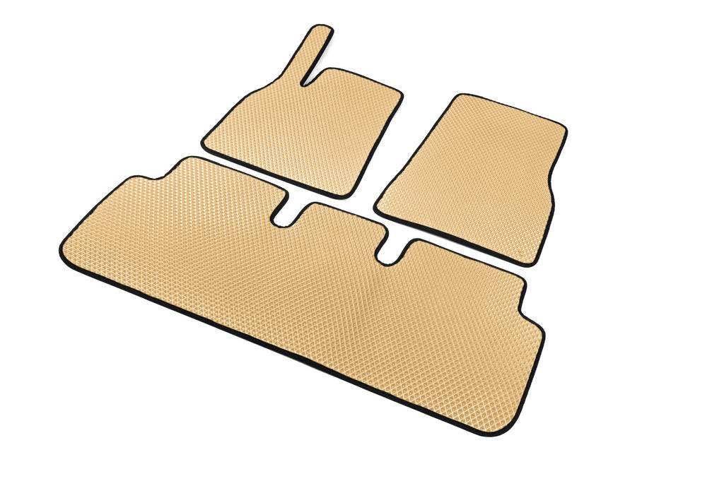 EVA mats (2021+, Beige) for Tesla Model S - Reelken Auto