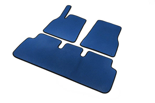 EVA Mats (2021+, Blue) for Tesla Model S - Reelken Auto