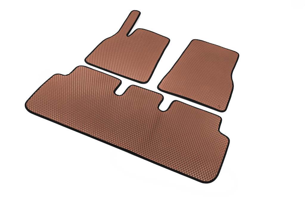 EVA Mats (2021+, Brown) for Tesla Model S - Reelken Auto