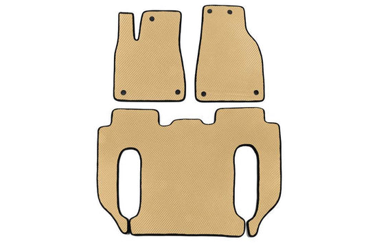 EVA mats (Beige) for Tesla Model X - Reelken Auto