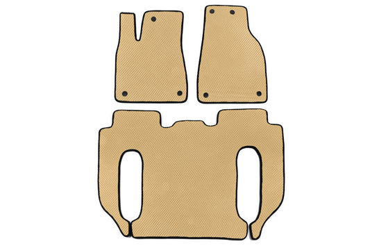 EVA Floor Mats (Beige) for Tesla Model X 2015- - image 1