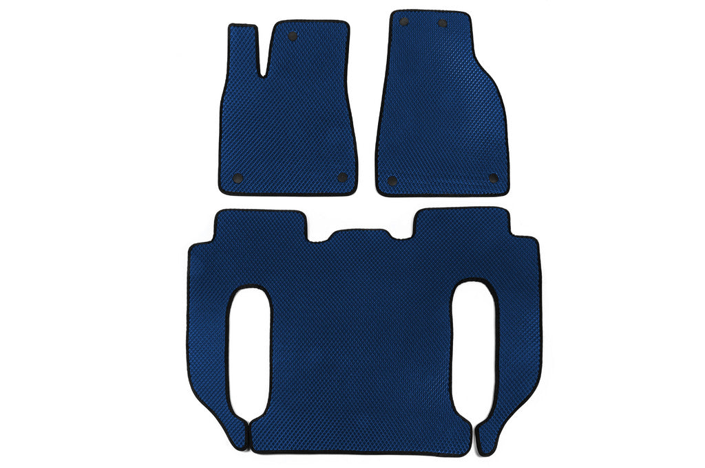 EVA Floor Mats (Blue) for Tesla Model X 2015- - image 1