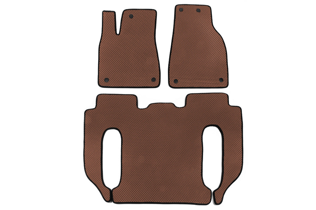 EVA Floor Mats (Brown) for Tesla Model X 2015- - image 1