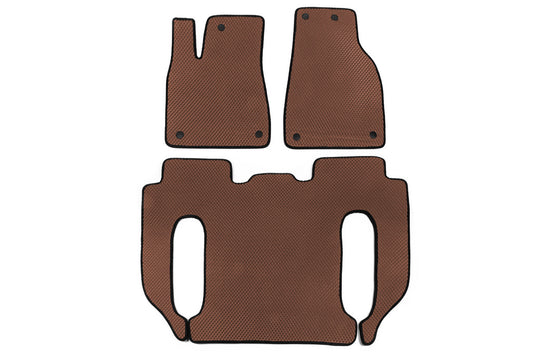 EVA Floor Mats (Brown) for Tesla Model X 2015- - image 1