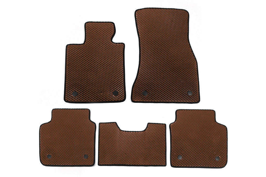 EVA Floor Mats (for G12, Brown) for BMW 7 Series G11/G12 2015-2022 - image 1