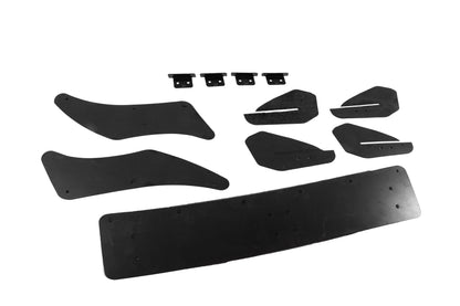 Rear Diffuser DPT V-4 (for R / R-Line, 2012-2019, Matte Black) for Volkswagen Golf 7/E-Golf 2012-2020 - image 6