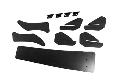 Rear Diffuser DPT V-4 (for R / R-Line, 2012-2019, Matte Black) for Volkswagen Golf 7/E-Golf 2012-2020 - image 7