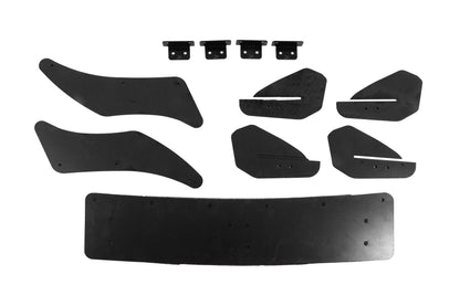 Rear diffuser DPT V-4 (for R / R-Line, 2012-2019, matte black) for Volkswagen Golf 7/E-Golf - image 5