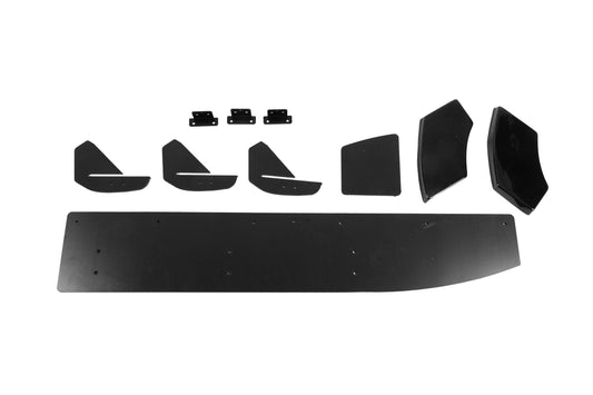 DPT V-1 rear diffuser (matte black) for Renault Clio IV 2012-2019 - image 2