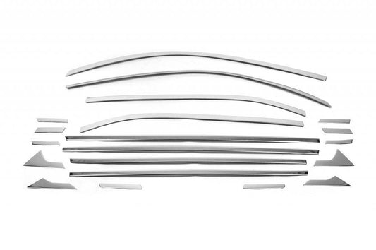 Complete edging of windows (stainless steel) for Honda HR-V 2021↗︎ - Reelken Auto