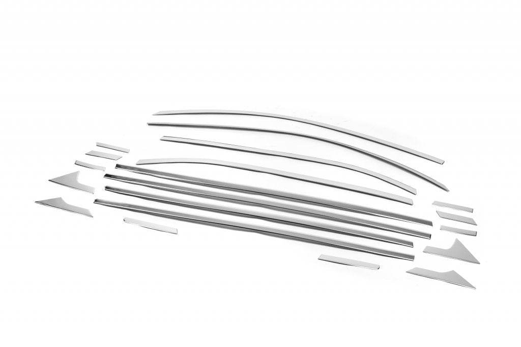 Complete edging of windows (stainless steel) for Honda eNS1 - Reelken Auto
