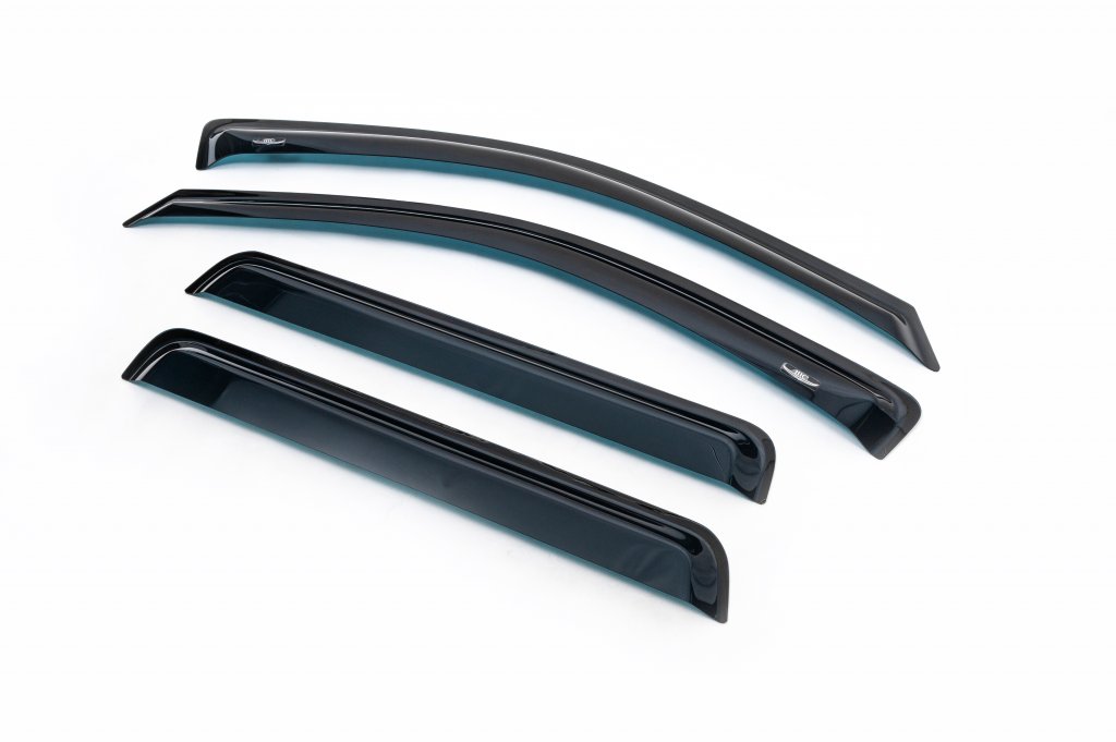 Window Deflectors (4 pcs, HIC) for Jeep Grand Cherokee WK 2004-2010 - image 1