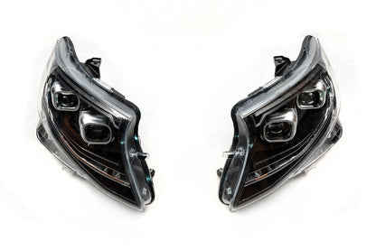 LED headlights (2025 design, 2 pcs) for Mercedes Vito / V-class W447 2014↗ year - image 4