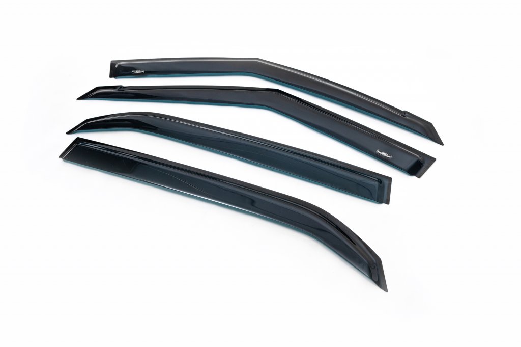 Window Deflectors (4 pcs, HIC) for Hyundai Creta 2014-2020 - image 1