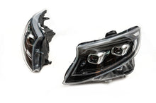 Front Headlights 2025 Design LED (for Vito, 2 pcs) for Mercedes Vito/V-class W447 2014- - image 2