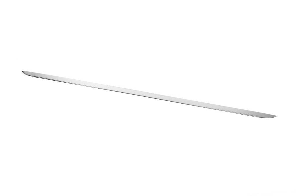 Chrome bar above the number OmsaLine (stainless steel) for MG ZS 2017- - Reelken Auto