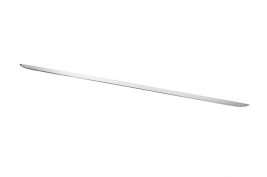 Chrome bar above the number OmsaLine (stainless steel) for MG ZS 2017- - Reelken Auto