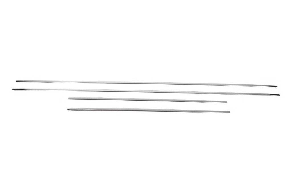 Door moldings (4 pcs., stainless steel) for Volkswagen Golf 8 - Reelken Auto