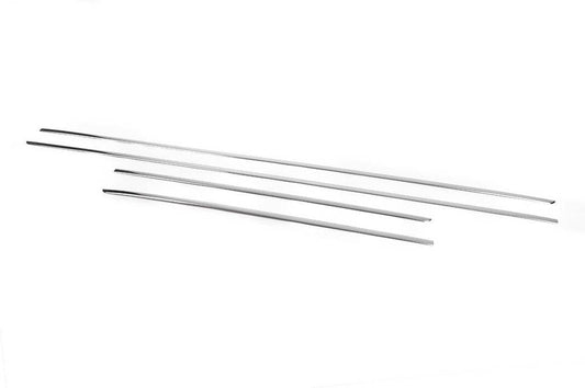 Door moldings (4 pcs., stainless steel) for Volkswagen Golf 8 - Reelken Auto
