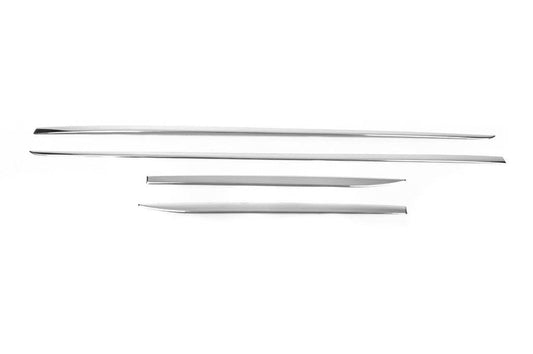 Door molding OmsaLine (4 pcs., stainless steel) for Ford B-Max 2012-2017 - Reelken Auto