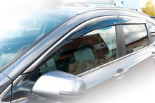 Window deflectors with chrome trim (4 pcs, HIC) for Honda CRV 2017-2022 - image 1