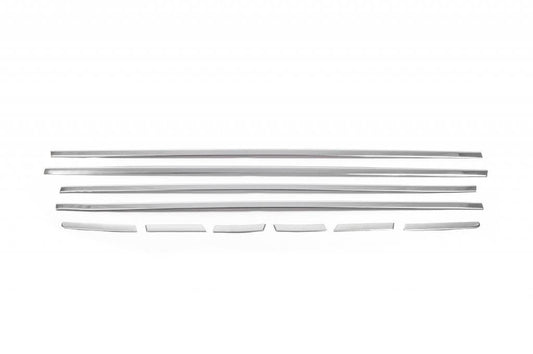 The lower edging of OmsaLine glasses (10 pcs., stainless steel) for Honda eNS1 - Reelken Auto