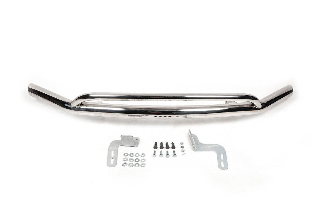 Vegas double front lip (stainless steel, 76mm) for Mercedes X class - Reelken Auto