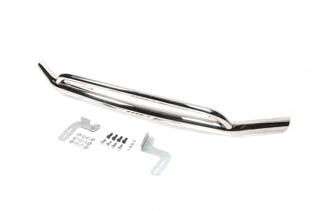 Vegas double front lip (stainless steel, 76mm) for Mercedes X class - Reelken Auto