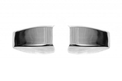 Rear door hinge covers (2 pcs., stainless steel) for Toyota Proace City - Reelken Auto
