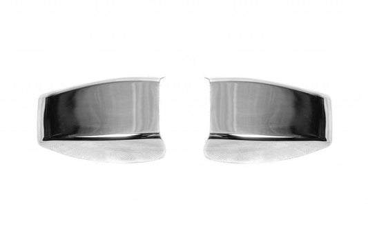 Rear door hinge covers (2 pcs., stainless steel) for Toyota Proace City - Reelken Auto