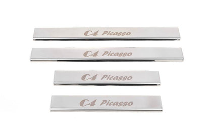 Sill Carmos (4-piece, stainless steel.) for Citroen C-4 Picasso 2013-2022 - Reelken Auto