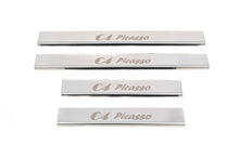 Carmos Door Sill Protectors (4pcs, Stainless Steel) for Citroen C-4 Picasso 2006-2013 - image 2
