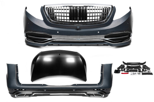 Body Kit Set (Maybach Type-A with Hood) for Mercedes Vito/V-class W447 2014- - image 2
