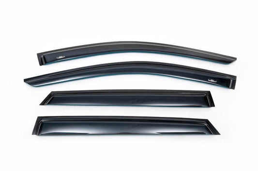 Deflectors (4-piece, HIC) for Hyundai Santa Fe 3 2012-2018 - Reelken Auto