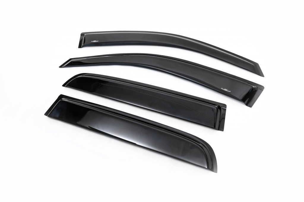 Window Deflectors (4 pcs, HIC) for Toyota Hilux 2006-2015 - image 1