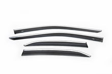 Window Deflectors with Chrome Trim SD (4 pcs, HIC) for Toyota Camry 2018-2023 - image 2