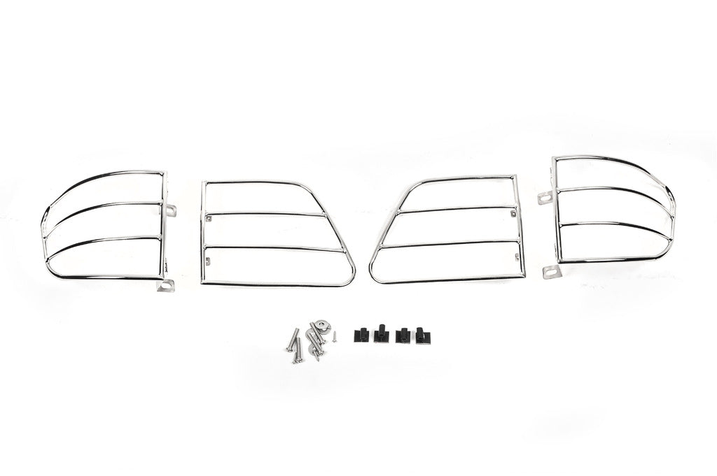 Tail light guards (stainless steel) for Toyota Fortuner 2006-2015 - image 3