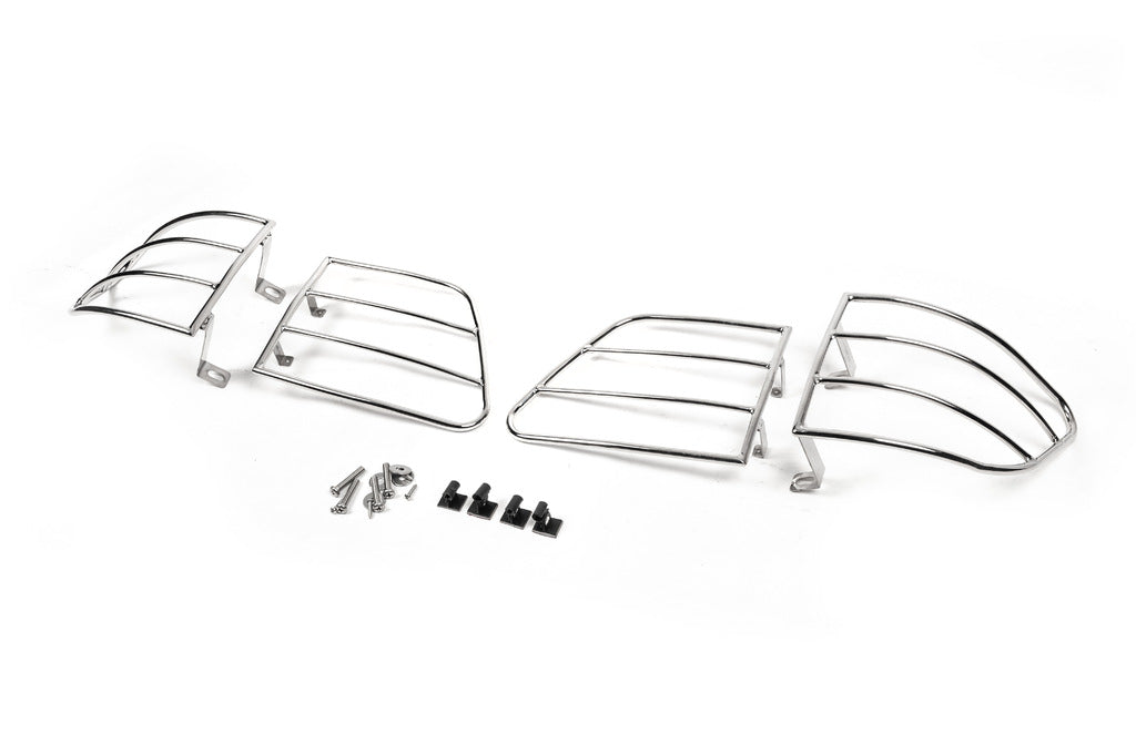 Tail light guards (stainless steel) for Toyota Fortuner 2006-2015 - image 2