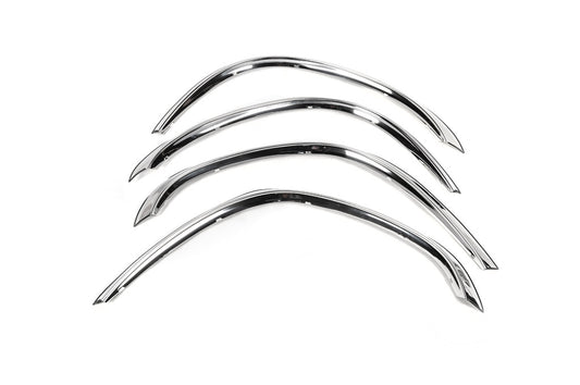 Fender flares (4 pcs, stainless steel) for Ford Transit 1991-2000 - image 2